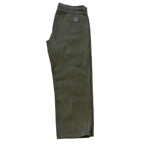 42x30 Vintage Olive Carhartt B161BRK 100% Cotton